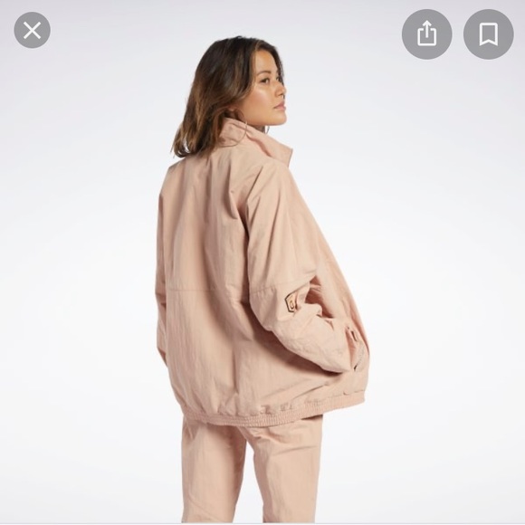 GIGI HADID x Reebok, Beige Track Jacket - Picture 3 of 5